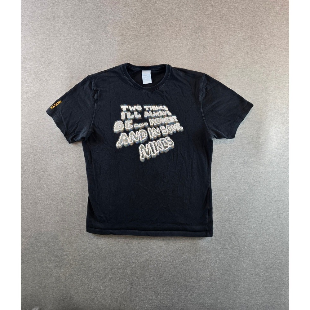 Nike x Nocta T Shirt Mens M Black Drake Be Honest Graphic Tee DO2836-010 Hip-Hop